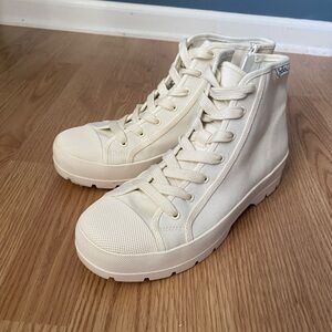 Palladium Off-White Canvas High-Tops